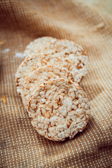 Beautiful breakfast. Milk bread.