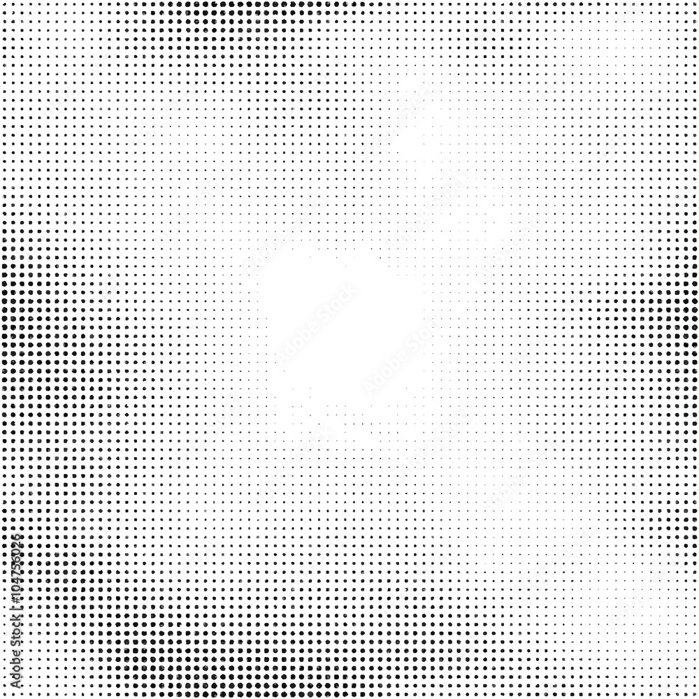 Aufkleber halftone vector background. abstract halftone effect with black dots on white background