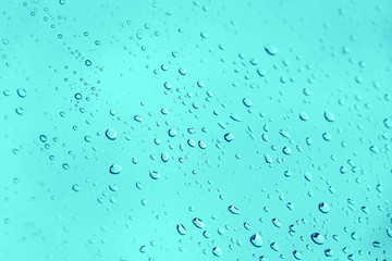 Water drops background on a window