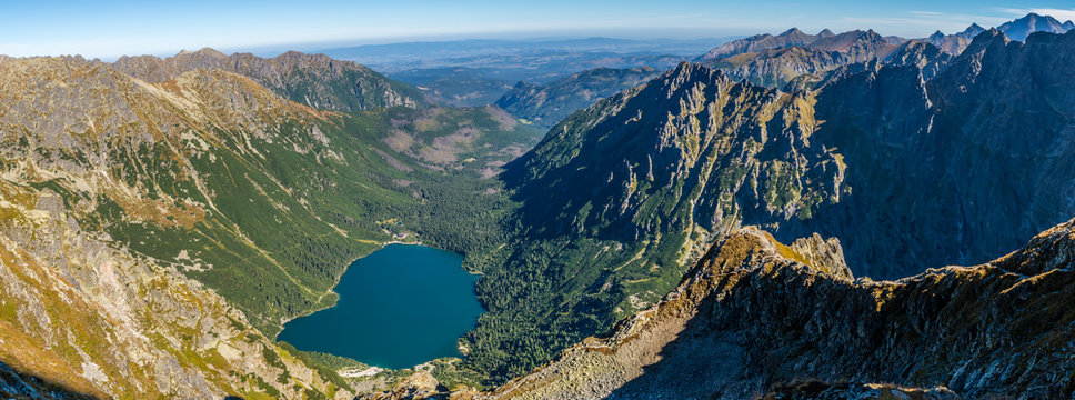 Fototapeta Dolina Rybiego Potoku - panorama