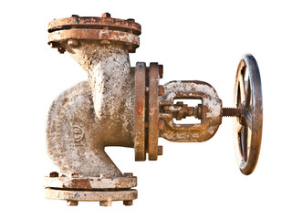 Rusty water tap