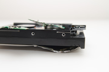 Damaged hard drive