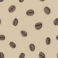 Seamless coffee pattern
