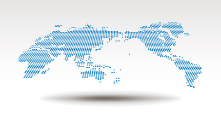 世界地図・パース © crtreasures