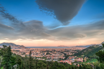 Panorama di Palermo - Sicilia
