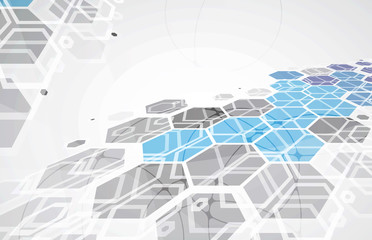 abstract technology background Business & development direction