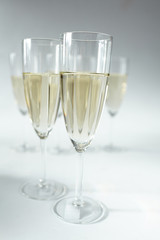 champagne glasses
