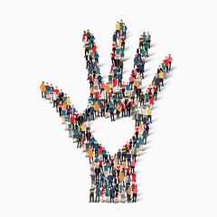 people shape  hand love