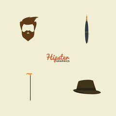 Abstract hipster objects