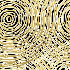Seamless  pattern  with golden circle. Vector illustration