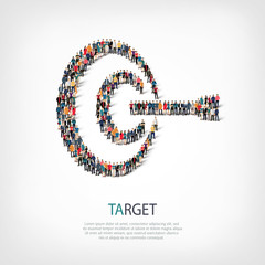 group  people  shape  target goal