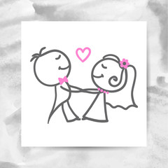 groom and bride