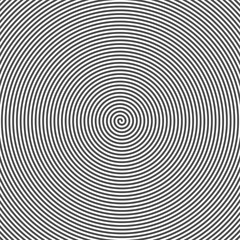 Naklejka premium Hypnotic Spiral Abstract Background. Retro Style. Black And Whit