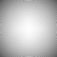 Hypnotic Spiral Abstract Background. Retro Style. Black And Whit