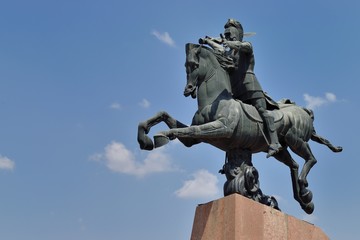 Armenian military leader Vardan Mamikonian's statue