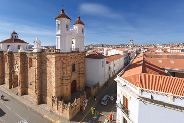 Cityscape of Sucre, Bolivia