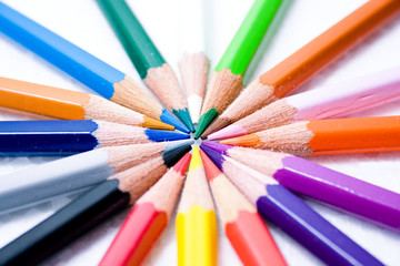 Fototapeta premium Colored pencils