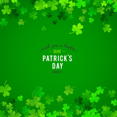 St Patrick's Day background. Vector illustration