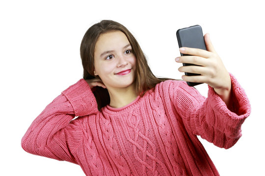Girl Taking a Selfie