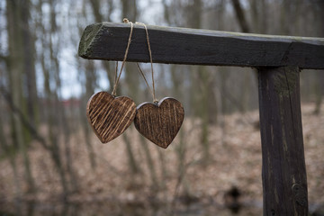 Serca na mostku © mukiart