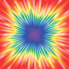 Obraz premium Realistic tie-dye vector illustration