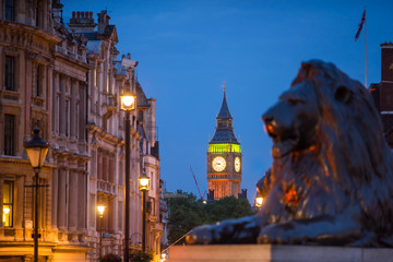 Fototapeta na wymiar Trafalgar Square, London, UK