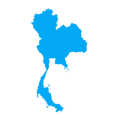 Obraz premium vector map of thailand
