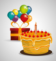 Happy birthday design 