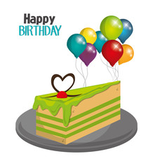 Happy birthday design 