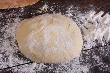 Bread Dough on Table