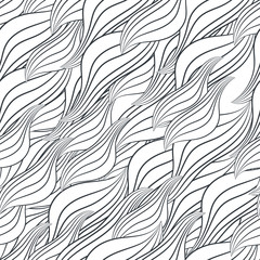 Obraz premium Pattern with leaves and lines