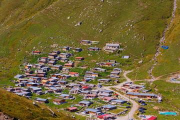 The tableland of Kovrun in Karadeniz region of Turkey country