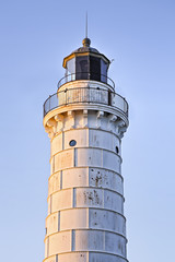 Fototapeta na wymiar Cana Island Lighthouse Morning Glow