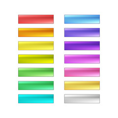vector web buttons set