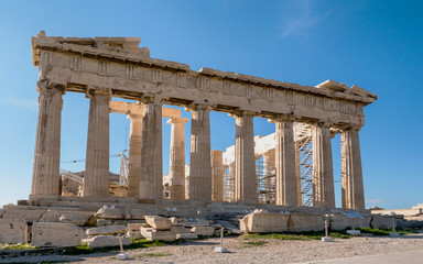 Obraz premium the Parthenon temple Acropolis hill