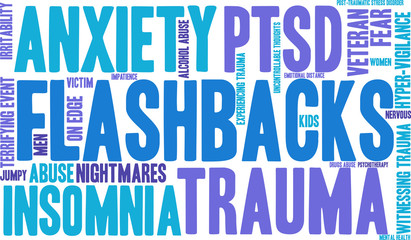 Flashbacks Word Cloud