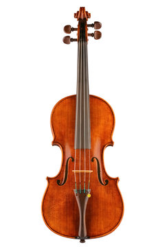 Classical violin - isolated (white background)