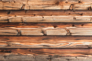 Fototapeta premium dark brown of pine wooden wall