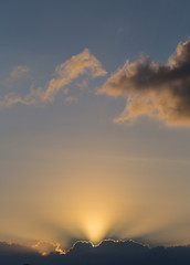 Beautiful Sunset In Clouds