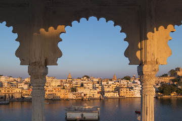 Udaipur City in Rajasthan state of India