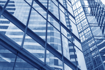 Obraz premium Facade of modern office building