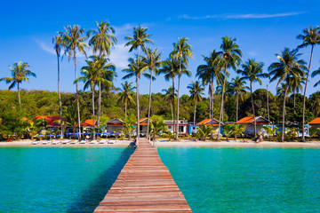 beautiful beach.  tropical vacation