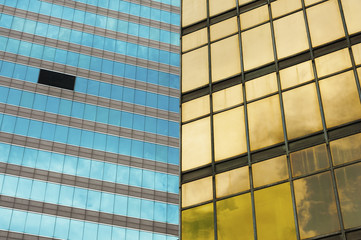 Fototapeta premium Facade of modern office building