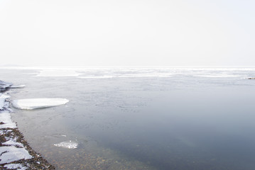 The frozen seashore