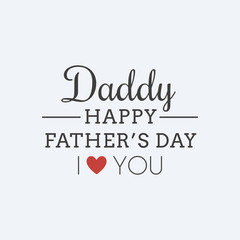 Obraz premium Happy Father Day