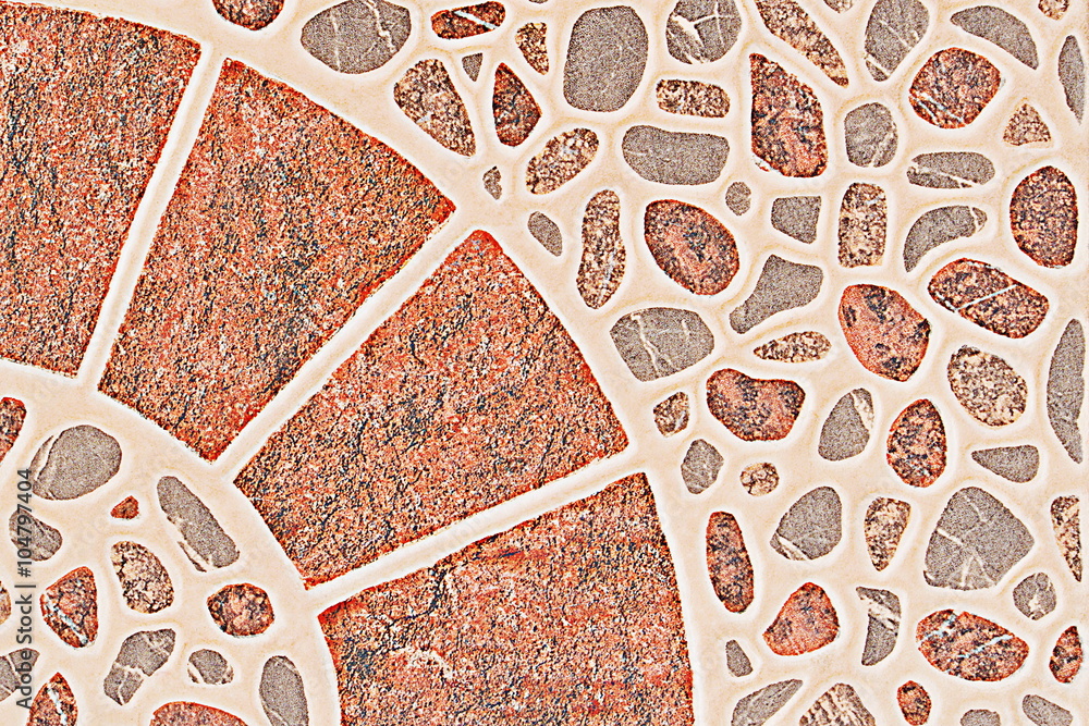 Poster texture of tile for pattern and background