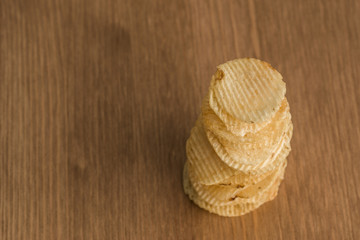 crispy potato chips