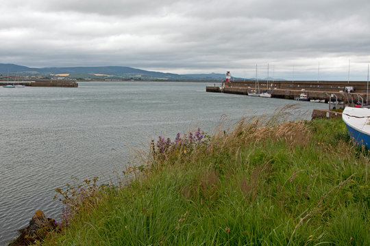 Wicklow Ireland North Harbor and Lighthouse