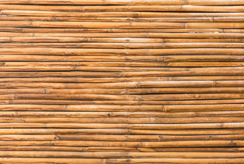 bamboo wood of fence wall background