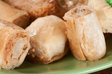 Baklava (nest) with peanut